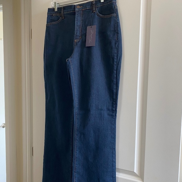 Not Your Daughter's Jeans Dark Navy New With Tags Size 14 Bootleg - Picture 1 of 9